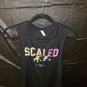 Scaled A. F. tank top